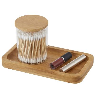 China Bamboo Jewelry Tray High Quality Dresser Tray pllate Tray Medicine Storage TAOTAOJU Home Viable Custom Bathroom Storage for sale