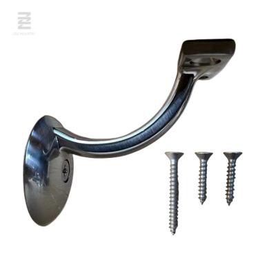 China Traditional 3003 Zamak Handrail Bracket, Satin Nickel for sale