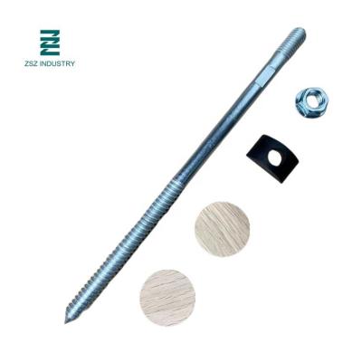 China Stair Tools Galvanized Traditional Installation Newel Tie With Oak Plugs Newel Post Fastener for sale