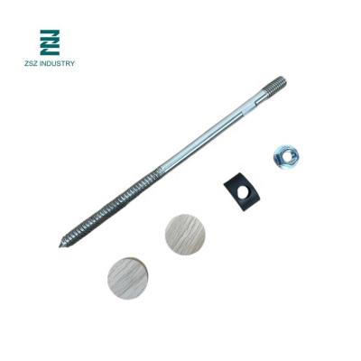 China Stair Hardware Stainless Steel Newel Installation Kit Fastening System Newel Post Traditional Fastener for sale