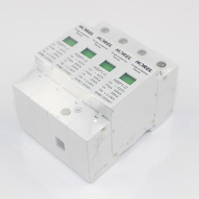 China Used To AC System Pole Type 4 - 2 40kA Surge Protection Device SPD 3 Phase Din Rail Modification 275V for sale