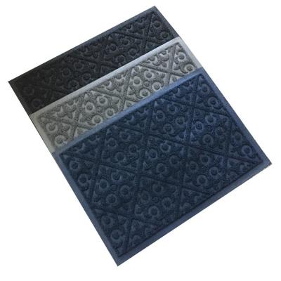 China Custom Wholesale Custom Cushioned Custom Logo PVC Coil Carpet And Mat Home Entryway Indoor Outdoor Front Entrance Mat Best for sale