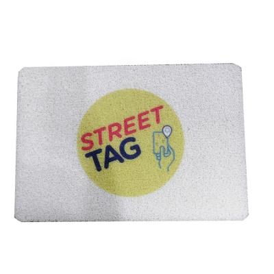 China Custom Door Mat Printed PVC Cushioned PVC Material Logo Customized Plastic for sale