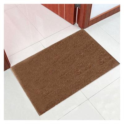 China Washable Artificial Natural Coconut Fiber Door Mat Dirt Trapping Coir Floor Outdoor Mat for sale