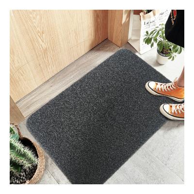 China Washable Outdoor PVC Backing PP Anti-Slip Material Grass PVC Door Mat For Entrance for sale