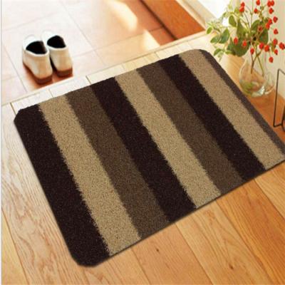 China Washable Made In China Synthetic Grass PVC Anti-Slip Door Mat For Entrance for sale