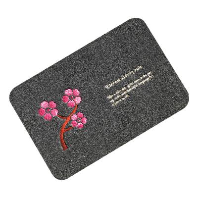 China Entrance Cover Floor Mats Shoe Scraper Doormat Washable Indoor Outdoor Door Mat for sale