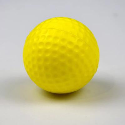 China Factory direct sale synthetic rubber+Dupont surlyn special price sponge golf ball for kids for sale