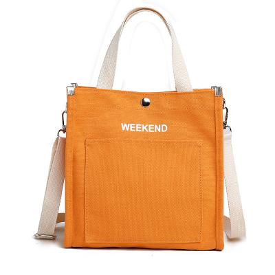 China 2019 Hot Sale Large Volume Fashion Tote Canvas Handbags Waterproof Casual Women Shoulder Bag Cheaper Price Handbags For for sale