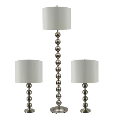 China Traditional Traditional Table Lamp $Floor Lamp Set Of 3 Pc For Home for sale