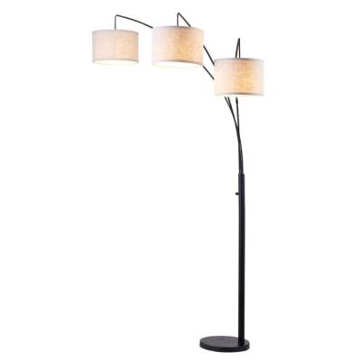 China Modern Three Heads Fish Curve Long Floor Lamp / Arm Light For Living Room / Hotel / Restaurant for sale