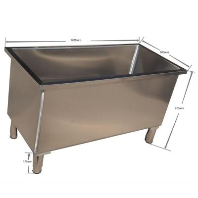 China Multifunctional Modern Cheap Price Stainless Steel Rectangular Soaking Tank for sale