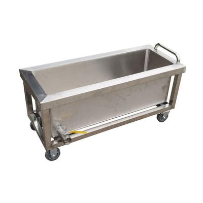 China 1000*500*500mm Kitchen Stainless Steel Sustainable Movable Soaking Tank for sale