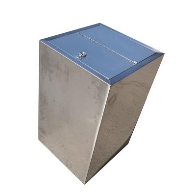 China Food Grade Stainless Steel Food Storage Stored Vertical Bucket for sale