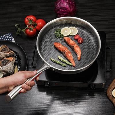 China KOBACH Non Stick Wok Eco-Friendly Household Cooking Pizza Pan Fry Nonstick Skillet Multipurpose Cookware Frying Pan With Lid for sale