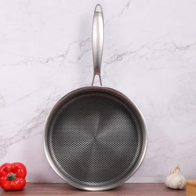 China KOBACH Kitchen Pans Cookware Makers Honeycomb Viable Pan Fried Steak Egg Frying Pan for sale