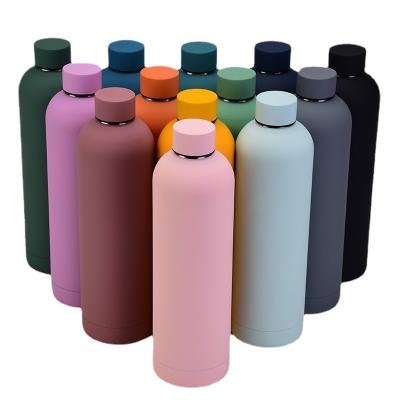 China 500ml 750ml 1000ml Workable Narrow Mouth Insulated Stainless Steel Bottle Milk Bottle Drinkware Juice Water Bottles for sale