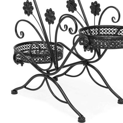 China Dreamlike wrought iron stamped iron flowers and leaves for sale