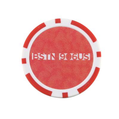 China ABS Monte Carlo Clay Poker Chips Casino Marks Chips With Gold Balance Custom Sticker for sale