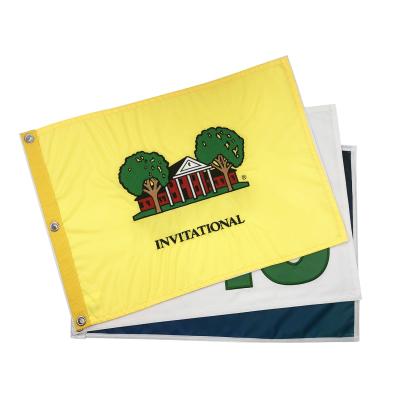 China Custom Nylon Hotel and Resort Polyester Cotton Golf Pin Flag Golf Hole Flag for Golf Club for sale