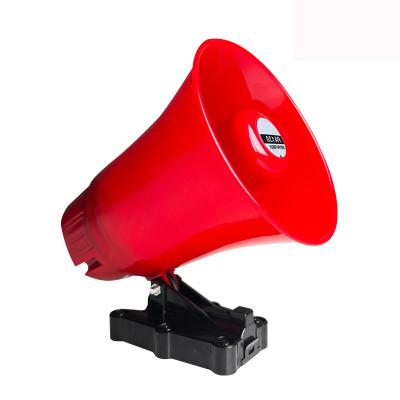 China Cheap Red Outdoor Auto Truck Amplifier Loud Speakers Vehicle Horn Clock Car Amplifier Portable Megaphone for sale