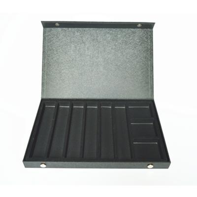 China high quality & Good service& OEM Wholesale MDF Compartments Design Jewelry Case With Magnetic Closure for sale