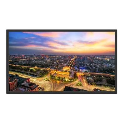 China máquina ultra fina montada en la pared de la publicidad de pantalla de la pared HD de la pantalla de la pared de 4K LCD en venta