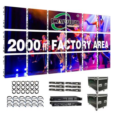 China Exterior Advertising LED Panel Screen Display P2 P3 P3.91 P5 Indoor LED Video Wall Screen Pantalla For Stage for sale