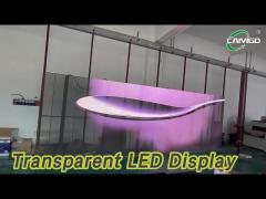 Grille Transparent LED Display Wall Full Color For Advertising Publish