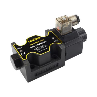 중국 DSG03-2B2 Solenoid Valve 1/4 120L/Min Solenoid Valve Normally Open AC220V Hydraulic Solenoid Directional Valve 판매용