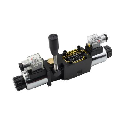 China 4WMME6 Hydraulic Directional Single Solenoid Valve 31.5Mpa Hydraulic Joystick Valve Direction Valve for sale