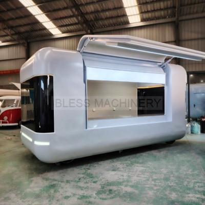 China 110V220V Mobile Food Trailers Malaysia Fiberglass Food Trucks and Concession Trailer for sale