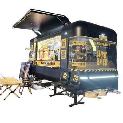 China Electric Coffee Burger Vans Food Truck with Full Kitchen Equipment and Easy Operation for sale