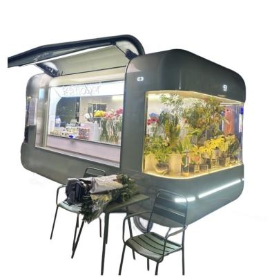 China Customized Mobile Airstream Ice Cream Coffee Food Trailer for Outdoor Fast Food Trucks for sale