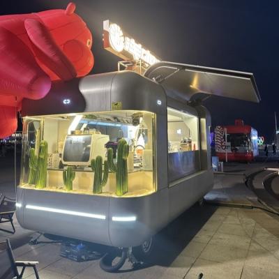 China Outdoor Ice Cream Fast Food Truck with Customized Kitchen 110V/220V for sale