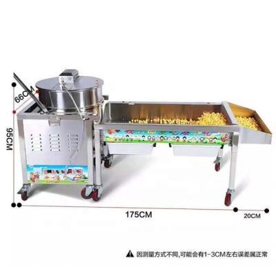 China Gas or Electric Popcorn/Pop Corn Snack Machine 530mm Pan Diameter for sale