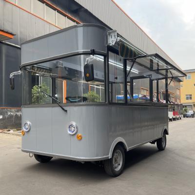 China 2023 Electric Mobile Commodity Grocery Handiwork Artware Shop Van Truck Trailer Cart for sale