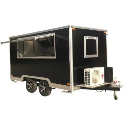 China 110v/220v Vleesverwerkende installaties rijdbare crêpe-trailer foodtruck café met volledige keuken Te koop