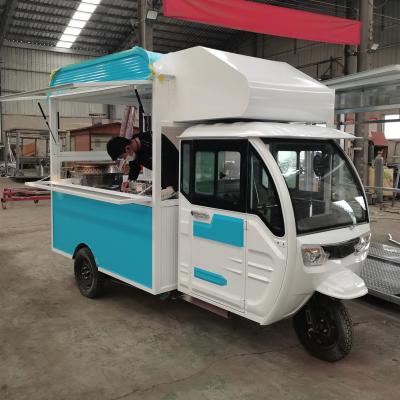 China 2022 Op maat gemaakte multifunctionele driewielers voor de verkoop van fastfood en drank Te koop