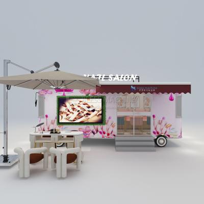 China Beauty Salon Truck for Mobile Cosmetology Hairdressing Manicure Massage and Pedicure for sale