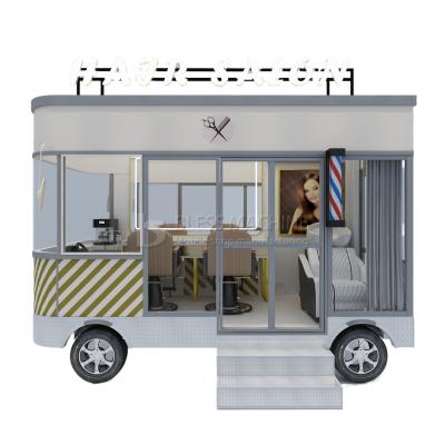 China Electric Mobile Hair Cut Salon for Retail and Vegetable Processing Plant Style Design for sale