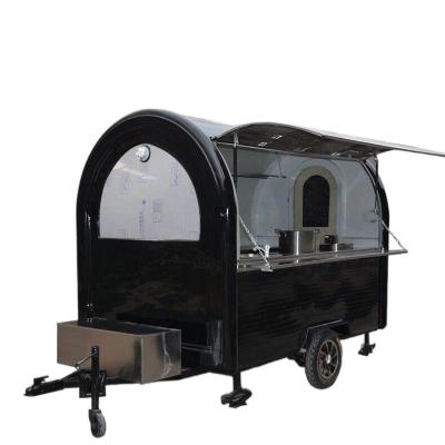 China Multipurpose Mobile Fast Food Snack Alcohol Beverage Ice Cream Trailer Cart for Bakery for sale