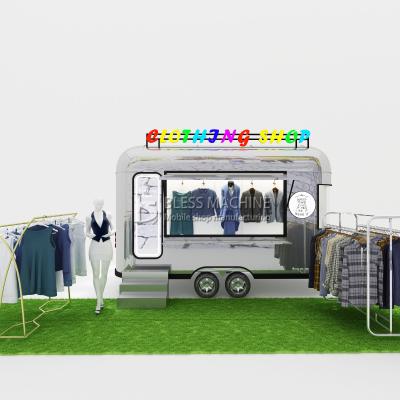 China 1000kg Electric Mobile Clothing Shop Van Truck for Men's Women's and Children's Wear for sale