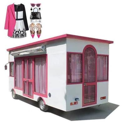 China Electric Mobile Clothing Truck with Scarf Bag Shoes Raw Material Corn and Galvanized Steel for sale