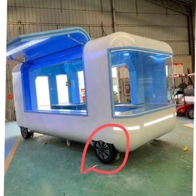 China Multifunctional Dining Car for Night Market BBQ Stall and Breakfast 1000 KG Capacity for sale