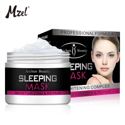 China Custom Hydrate Moisturizer Private Label Hydrate Oil Control Water Lock & Shrink Pore Sleep Repair Face Mask for sale