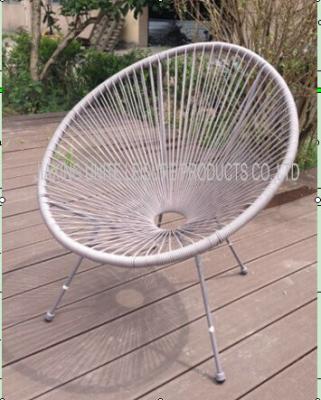 China Round Rattan Outdoor Chairs , All Weather Wicker Chairs Furniture for sale