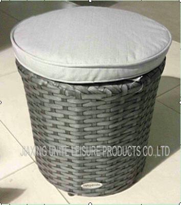 China Weatherproof Garden Rattan Furniture Stool For Indoor / Outdoor Use for sale