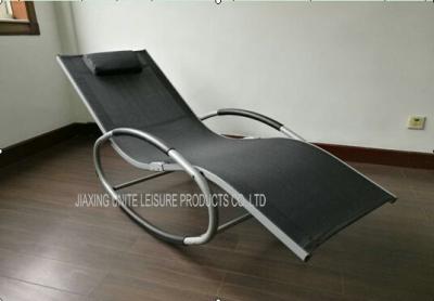 China Outside Chaise Lounge Chair / Rocking Chair With Aluminium Frame For Resting for sale