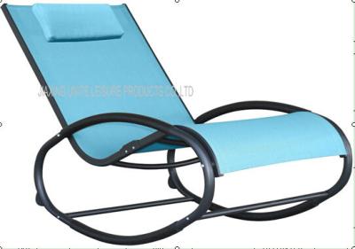 China Outdoor / Indoor Patio Sun Loungers With Textilene Fabric For Home Hotel for sale